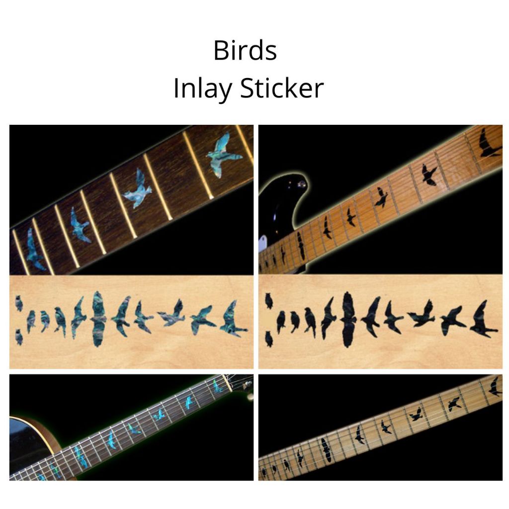 Birds Inlay Sticker for Guitar and Bass