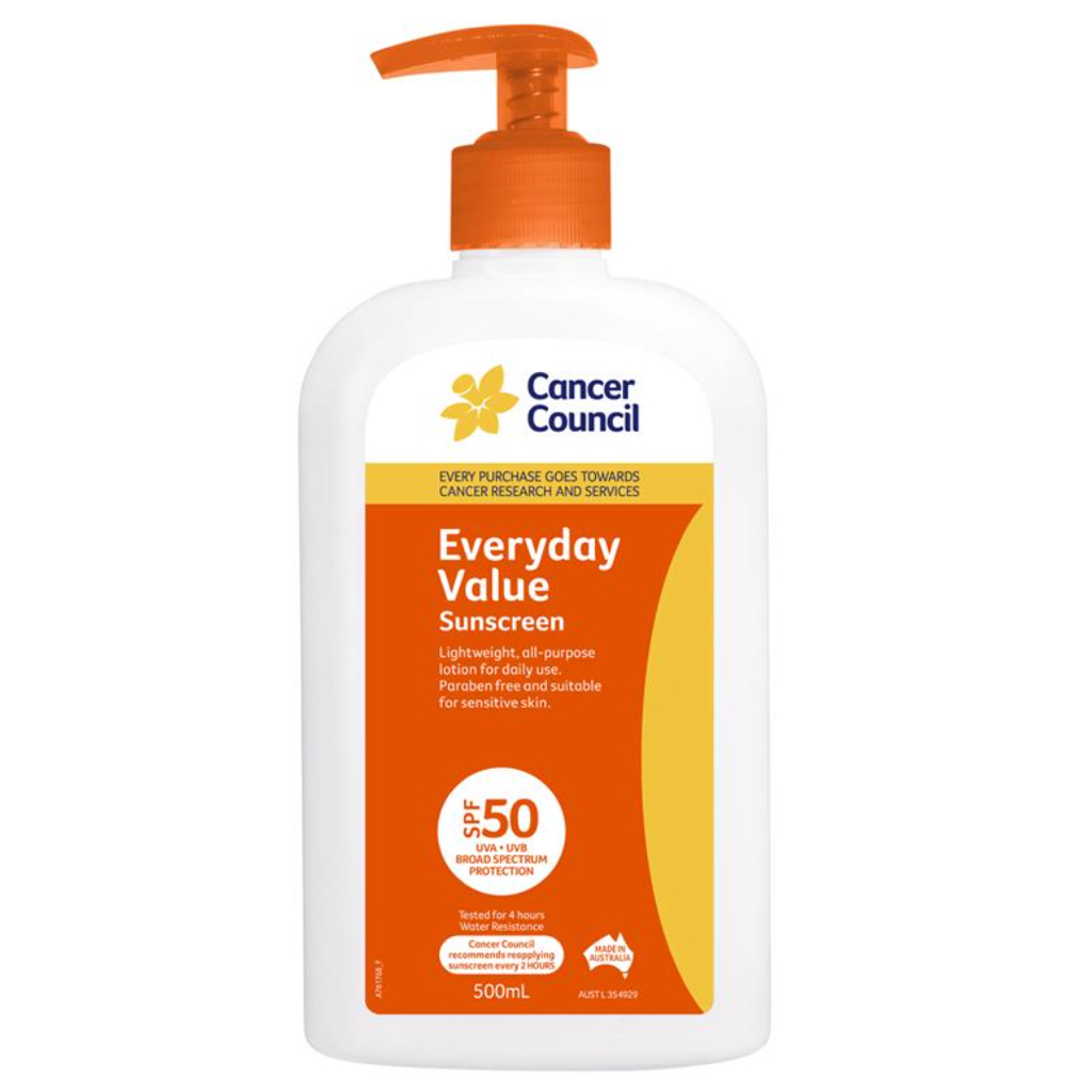 ใช้โค้ดลด✅Cancer Council Everyday Sunscreen SPF50+ uva uvb ขนาด1ลิตร,500ml,250ml,110ml. - รูปที่ 2