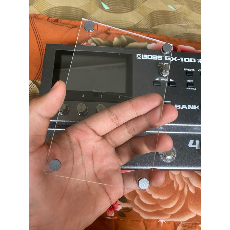 Boss gx100 แผ่นอะคริลิคติดจอ
