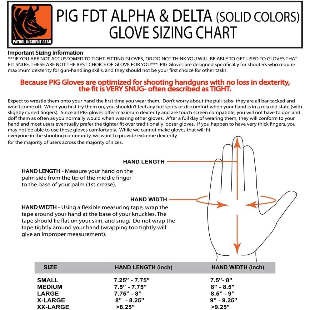 เข้าใหม่! ถุงมือทางทหาร PIG USA🇺🇸 รุ่น FDT- DELTA Gloves แทคติคอล Tactical