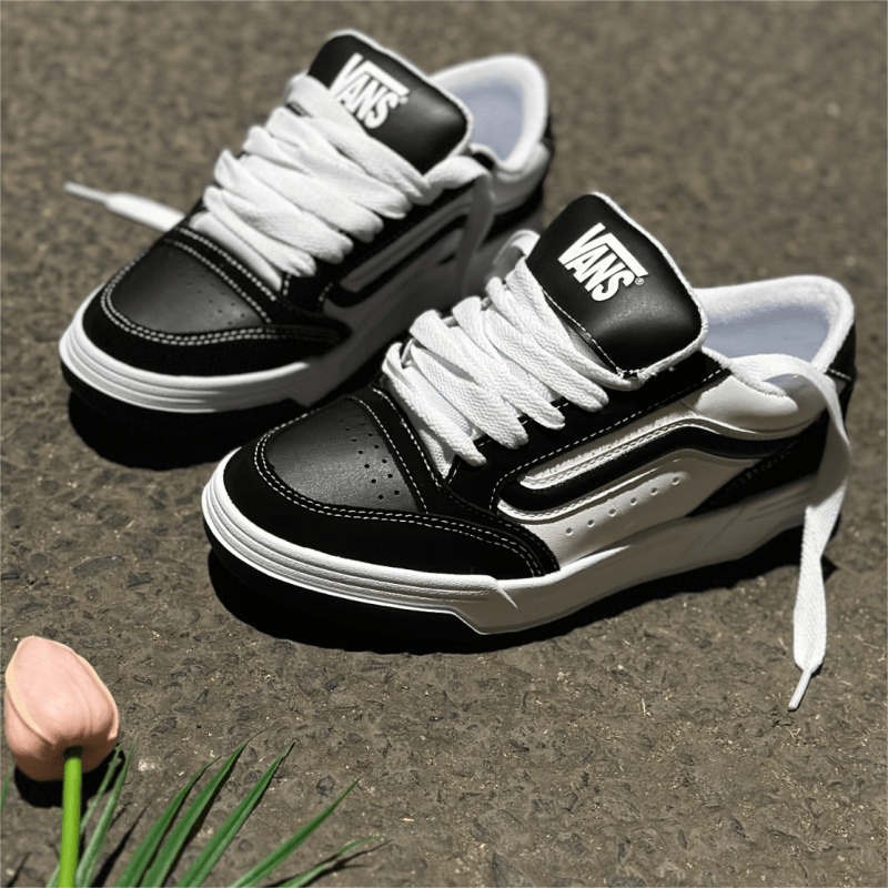 🔥ของแท้100%🔥 Vans Hylane ShoeBLACK/WHITE/GUM รองเท้าผ้าใบ ไฮเลน ชาย หญิง 👟น้ำหนักเบา​  ใส่สบาย