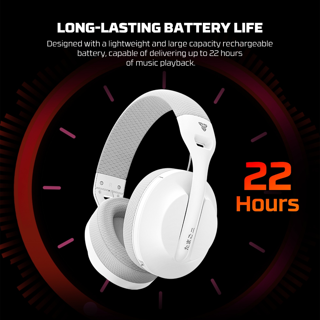 FANTECH หูฟัง หูฟังไร้สาย หูฟังเกมมิ่ง เสียงคมชัด ไมค์ตัดเสียงรบกวน Gaming Headset  รุ่น WHG04