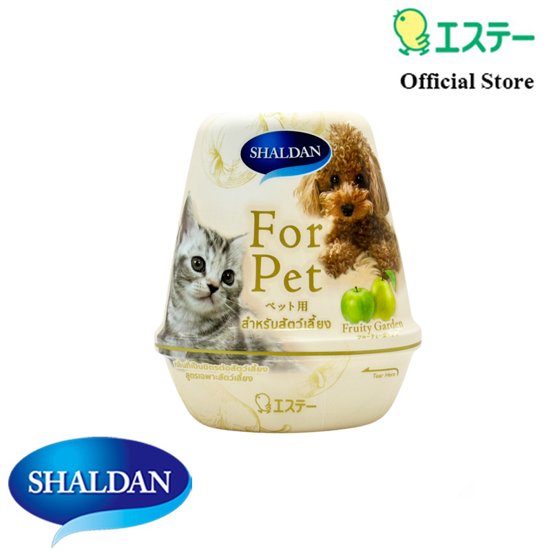 Shaldan Scent & Care Gel Air Freshener For Pet: Fruity Garden เจลหอมปรับอากาศ สำหรับสัตว์เลี้ยง กลิ่นฟรุตตี้ การ์เด้น