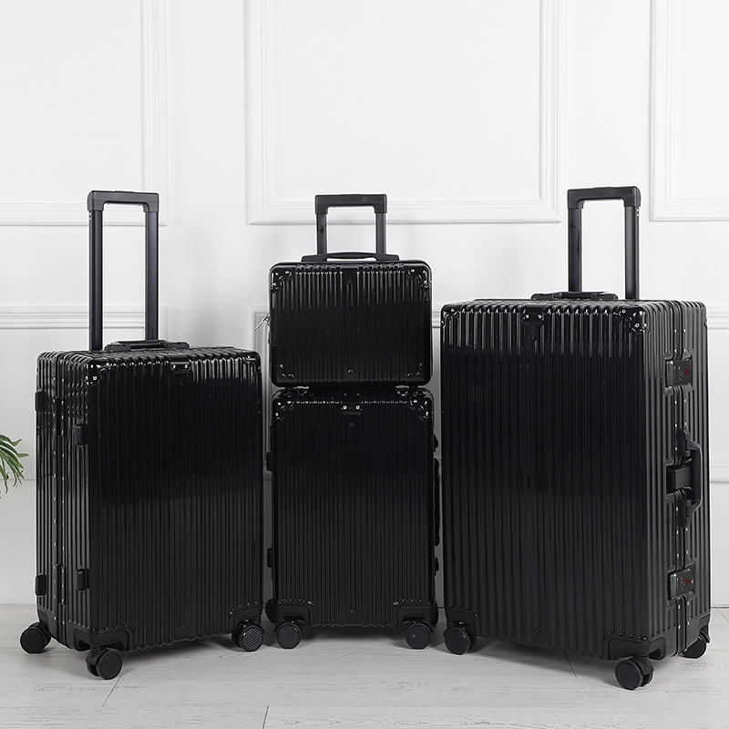 TIKE【รับประกัน 2 ปี】กระเป๋าเดินทางล้อลาก โครงอะลูมิเนียม วัสดุ PC Luggage 20/24/28นิ้ว