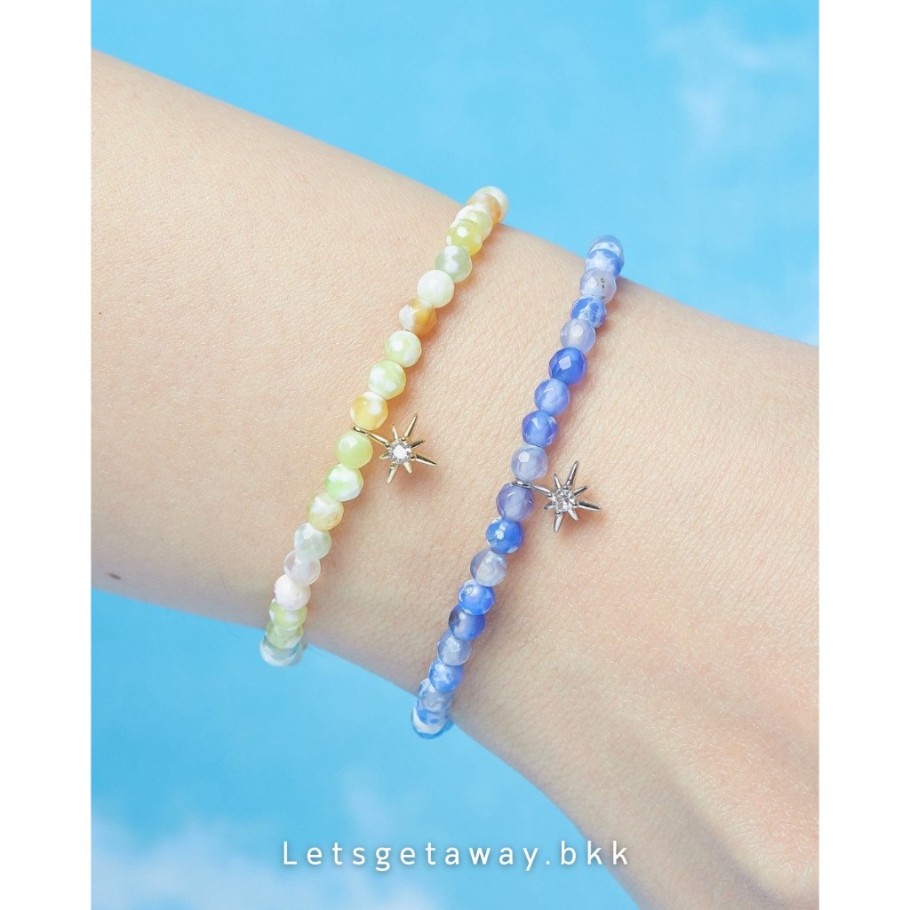 LETSGETAWAY- Lucky Stone Bracelet รุ่น Summer Star Bracelet (Preorder 7 days) ไม่ต้องเผื่อไซส์ค่ะ