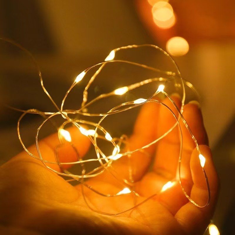 ✨ 1Mนำกล่องของขวัญเค้กช่อดอกไม้ตกแต่งแสงสี ✨ ไฟสตริง AG13 แบตเตอรี่ไฟสตริงกล่องสีขาวขนาดเล็กสามเกียร์ปรับไฟสตริง - รูปที่ 3