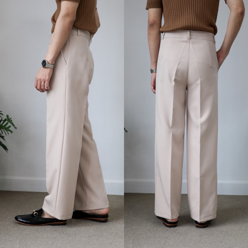 BARON Nippon boy (สีเบสิค) กางเกงสไตล์ญี่ปุ่น ขากระบอกตรง มือ2 เอว 30