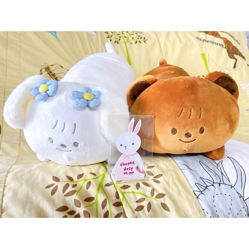 ตุ๊กตาน้องหมีเท็ดดี้กับน้องหมาบิงบิง แบรนด์ moshi moshi x stickwithme4ev 🐻🤍