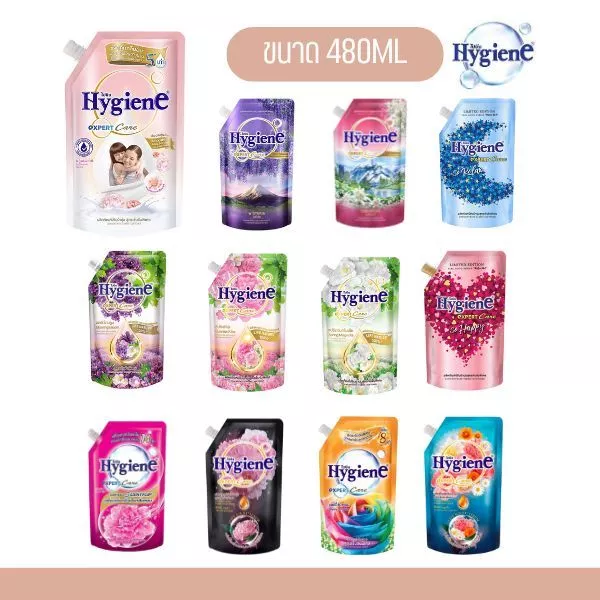 น้ำยาปรับผ้านุ่มสูตรเข้มข้น Hygiene Expert Care ขนาด 480ml thumbnail 3