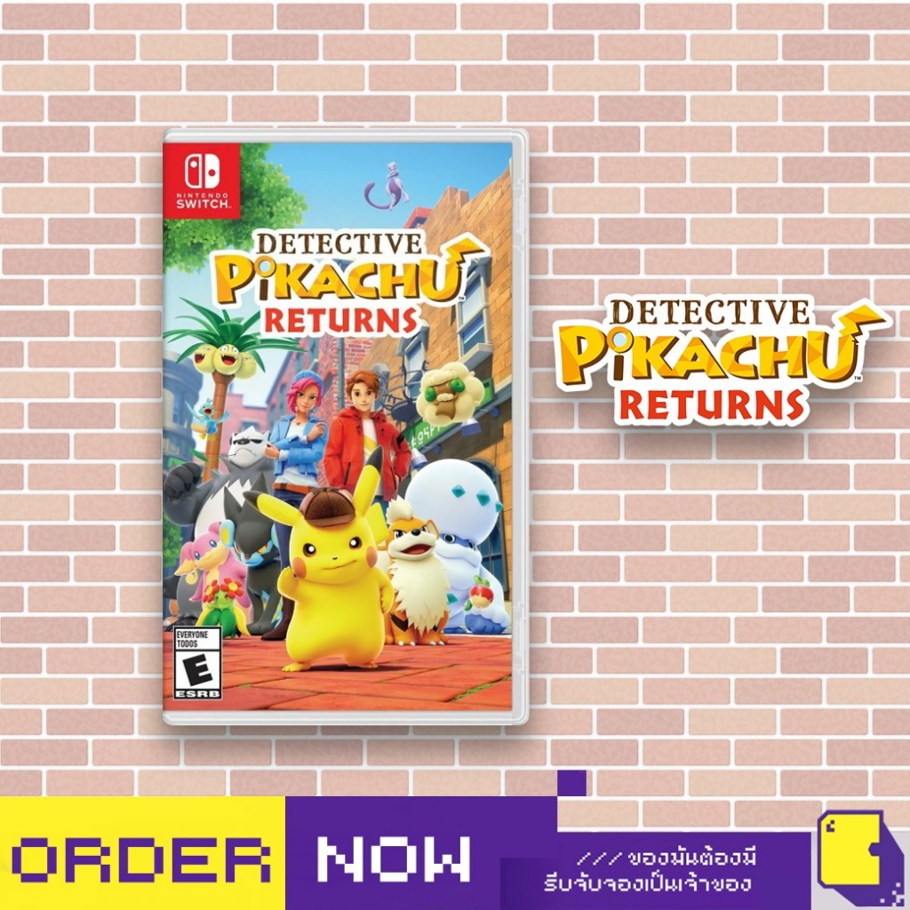 [+..••] พร้อมส่ง | NSW DETECTIVE PIKACHU RETURNS (เกม Nintendo Switch™ 🎮)