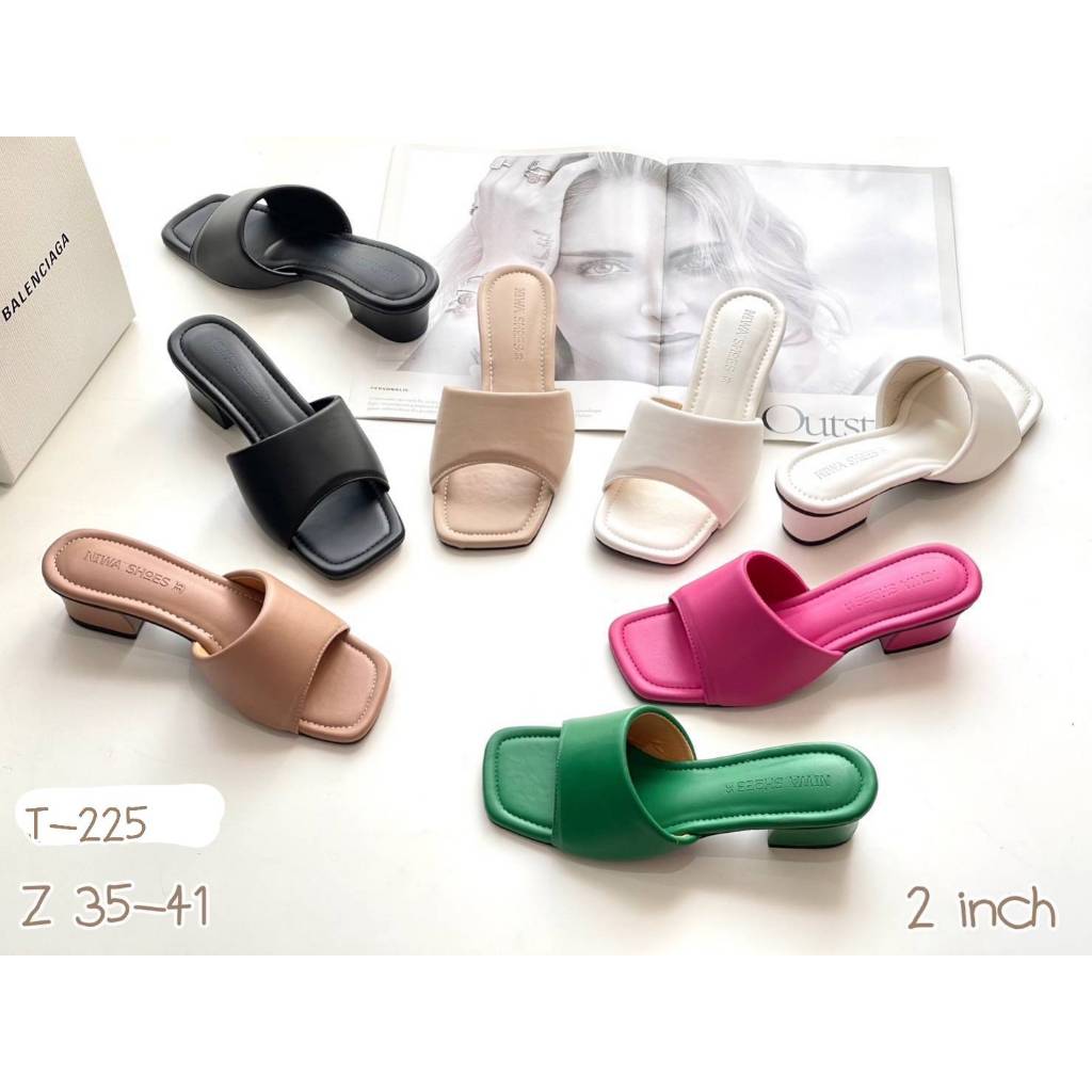 รองเท้าสตรี รองเท้า MAXI สีเจ็บจี๊ดดด รหัสสินค้า T-225