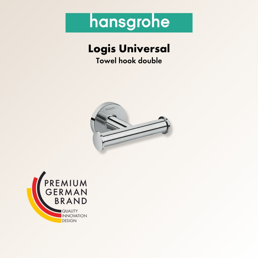 Hansgrohe Logis Universal ตะขอแขวนคู่สำหรับผ้าขนหนู รุ่น HG41725000