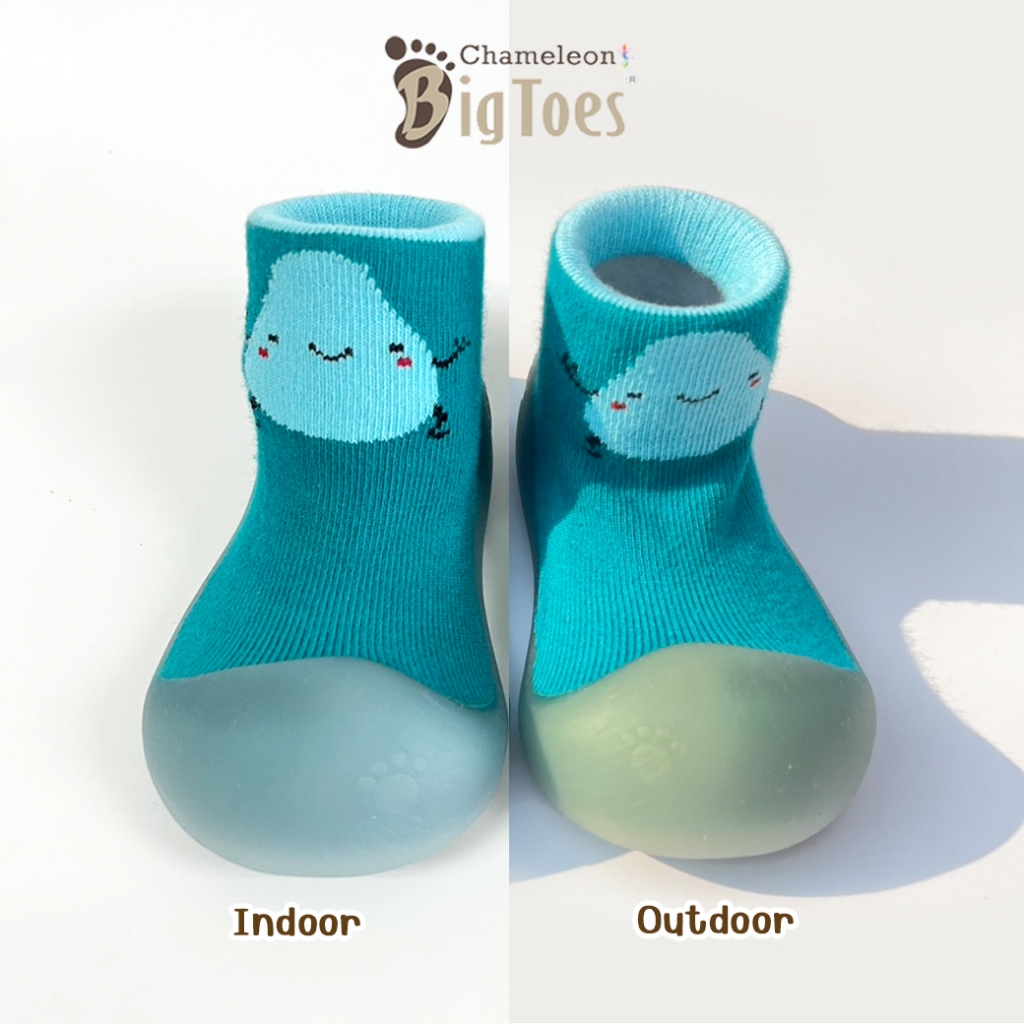 รองเท้าเปลี่ยนสีได้ Chameleon Bigtoes รองเท้าหัดเดินเด็ก