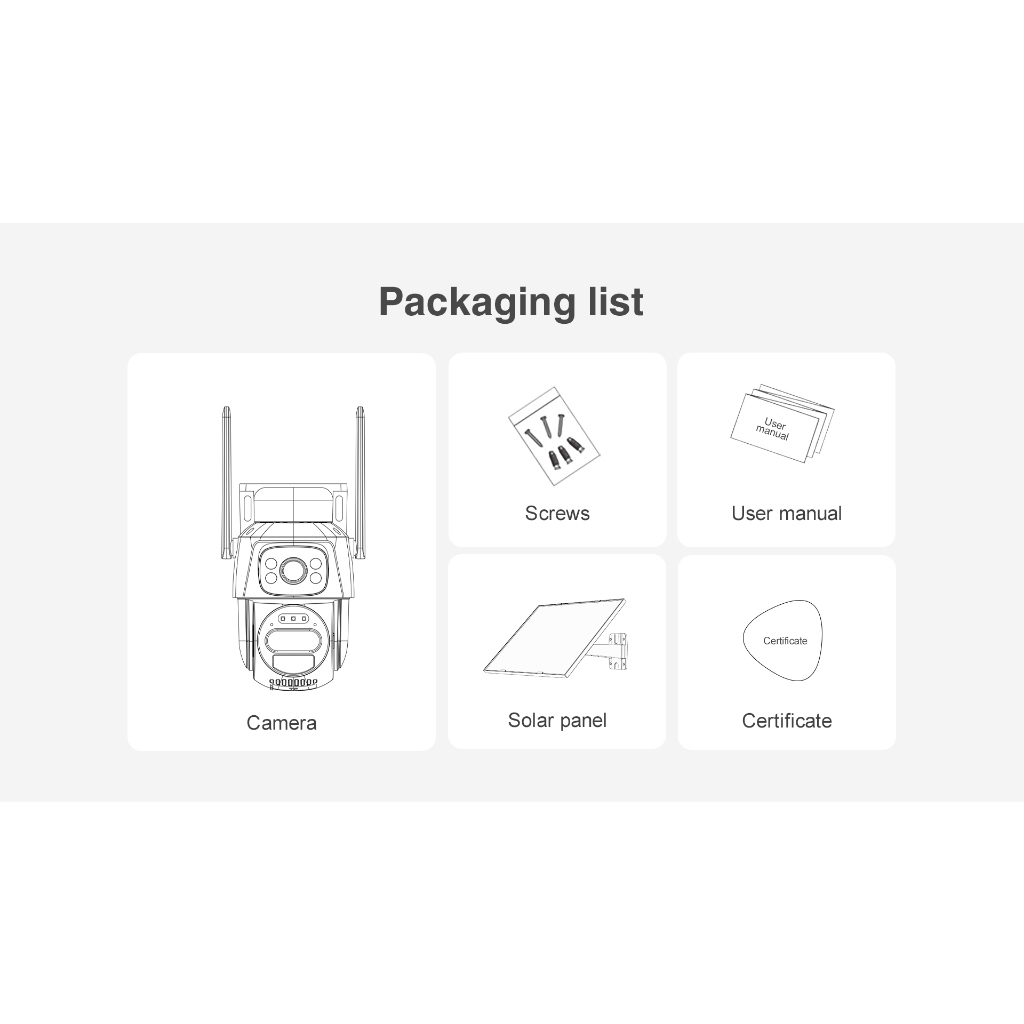 VSTARCAM CB622DR WIFI/BG622DR/BG69 4G LTE SIM 3MP 1296p กล้องวงจรปิดใส่ซิม (2 เลนส์กล้อง) แผงโซล่าเซลล์+แบตเตอรี่ในตัว รูปที่ 7