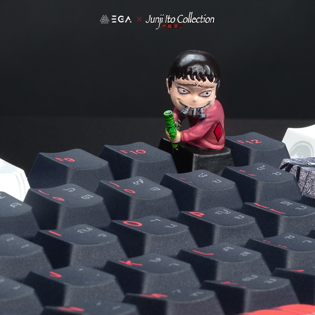 [1 BOX] BLIND BOX Keycap 3D “EGA X JUNJI ITO COLLECTION” กล่องสุ่มคีย์แคป 3D แฮนด์เมดลาย "คลังสยอง" โดยอาจารย์จุนจิอิโต้