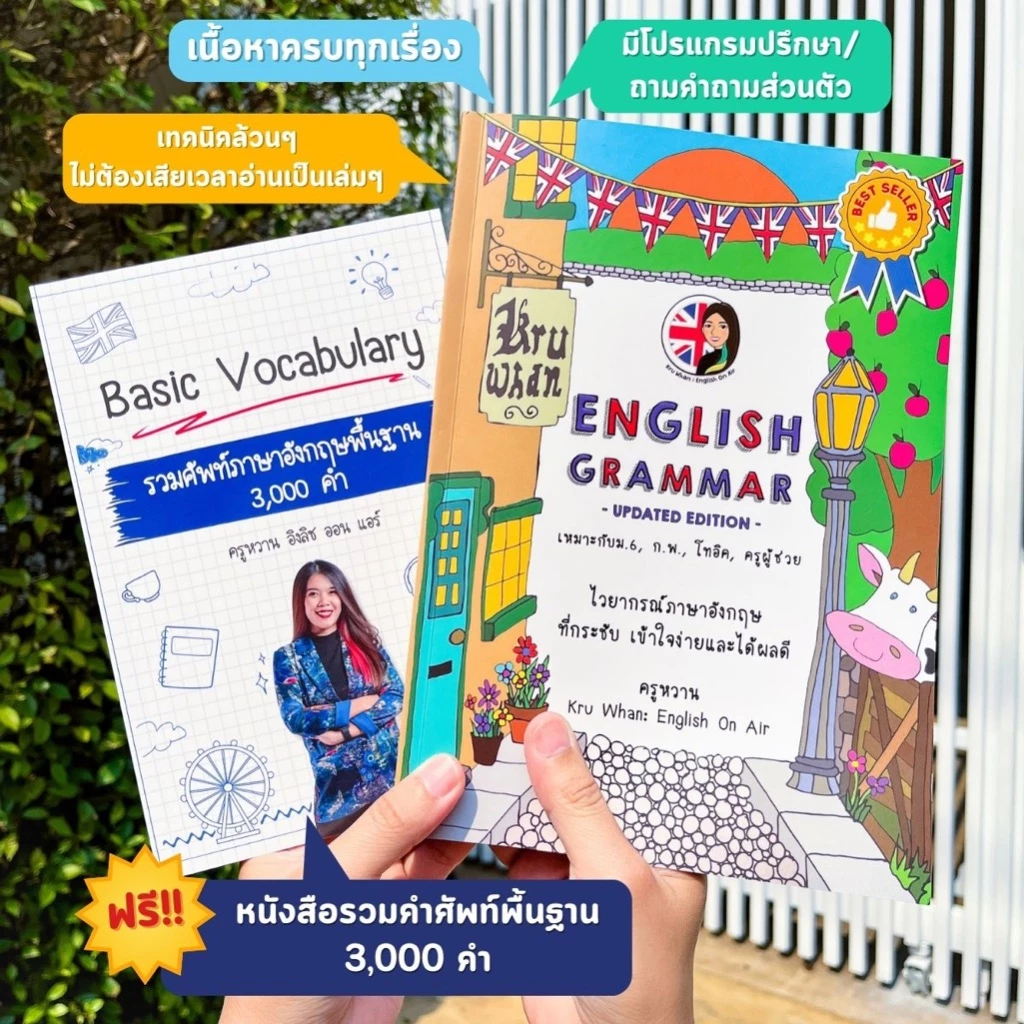 หนังสือสรุปแกรมมาร์พร้อมสอบทุกสนาม แถมหนังสือศัพท์ 3,000 คำ thumbnail 4