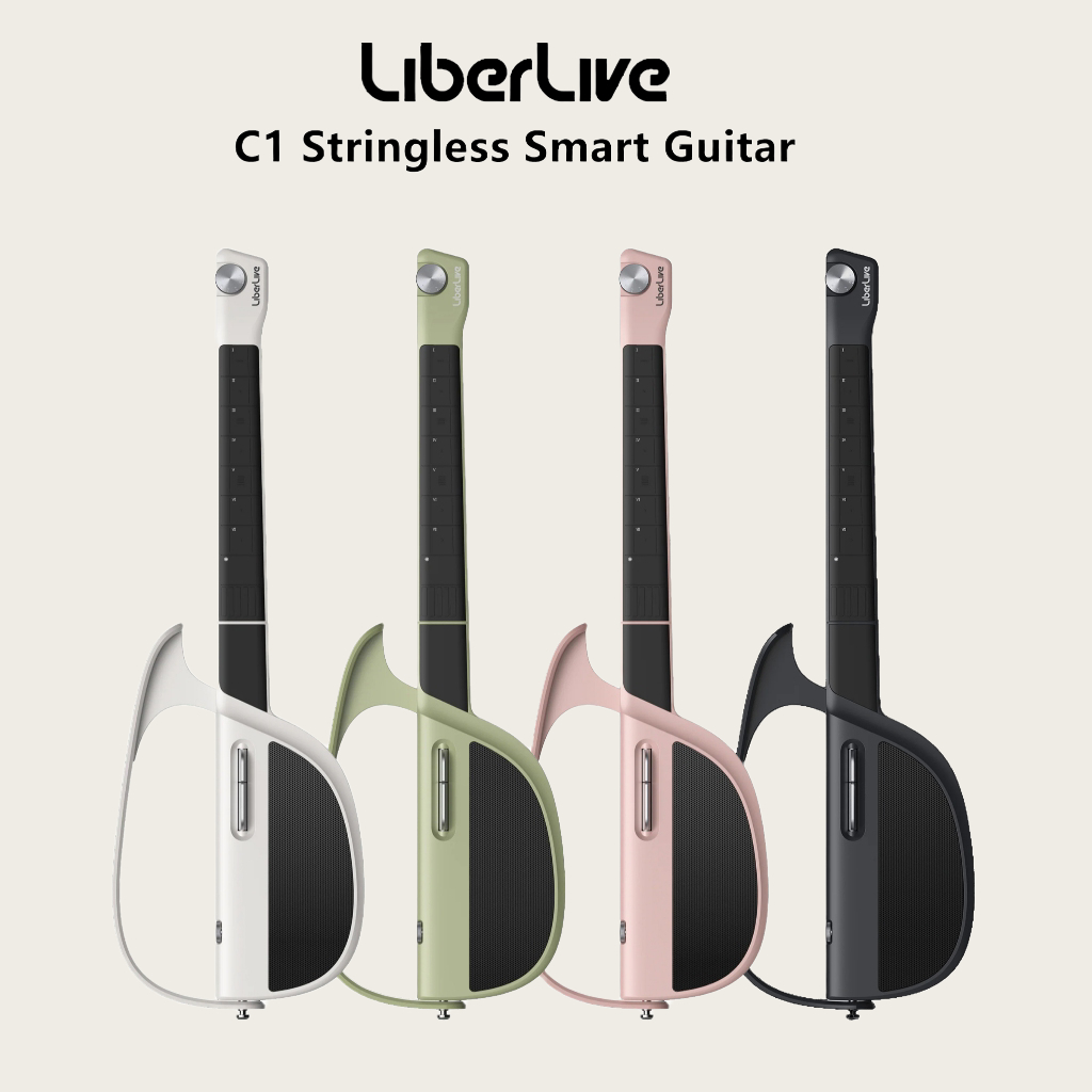 【New Arrival】Liberlive C1 Stringless พับได้ Smart Travel Guitar Fusion รองรับพร้อมกระเป๋ากีตาร์กีตาร์กีตาร์สายคล้อง