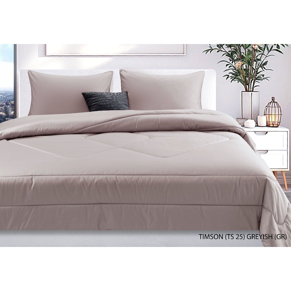 STEVENS ชุดเครื่องนอน รุ่น PURE COTTON ดีไซน์ TIMSON GREYISH