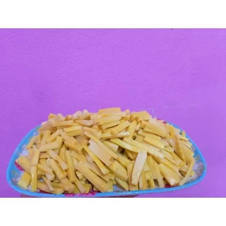 **แบบหั่นเส้น**หน่อไม้หวานหั่นเส้นต้มสุก 500กรัม อร่อย ไม่ขม