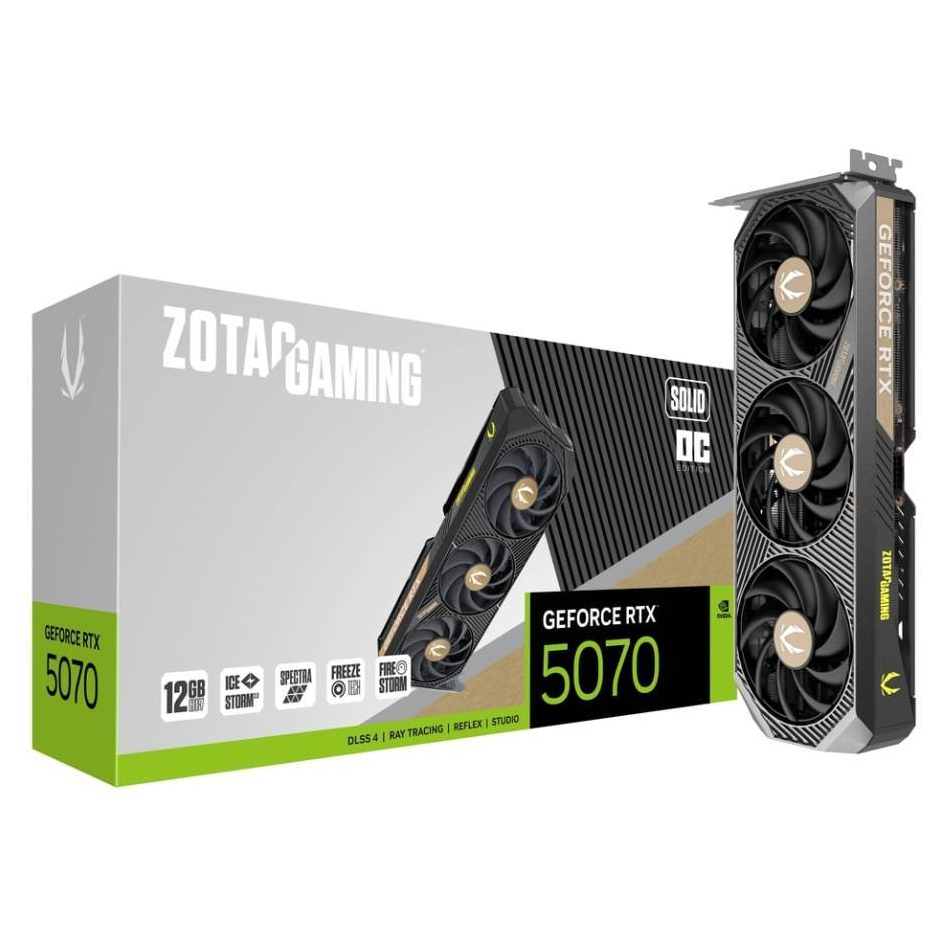 ZOTAC RTX5070 SOLID GAMING OC 12GB GDDR7