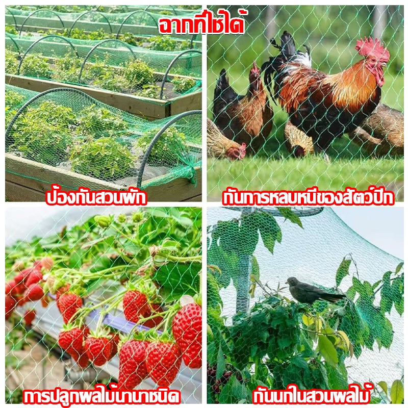 🐦อินทรีก็เกาขาดไม่ได้🦅Bird net ตาข่ายกันนกสีใส ตาข่ายกันนก ตาข่ายกันนกพิราบ 20M กันแดดทนสึกหรอ ทนแก่ลง ตาข่ายเล็ก