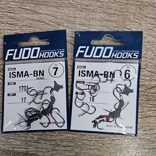 ตัวเบ็ดตกปลา ฟูโด้ FUDO รุ่น ISMA-BN 1701 อิเซม่า ตูดแบน พร้อมส่ง Made in Japan