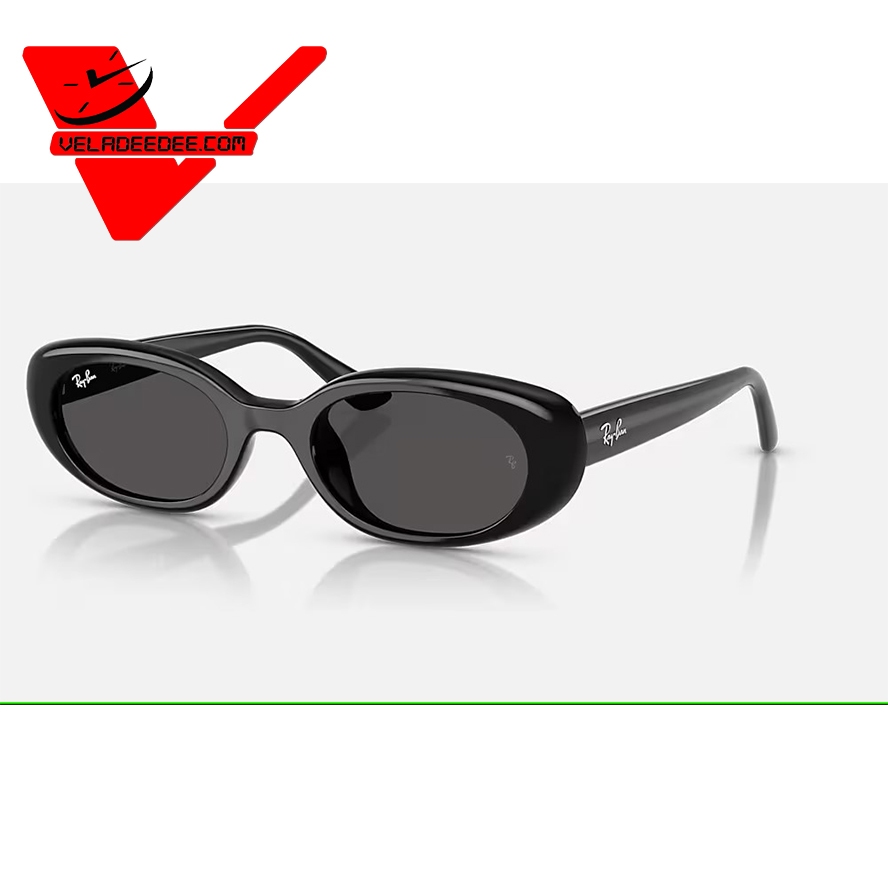 แว่นตากันแดด ยี่ห้อ Ray-Ban รุ่น RB4441D 66778753 BIO-BASED in Black and Dark Grey RB4441D 677973 53