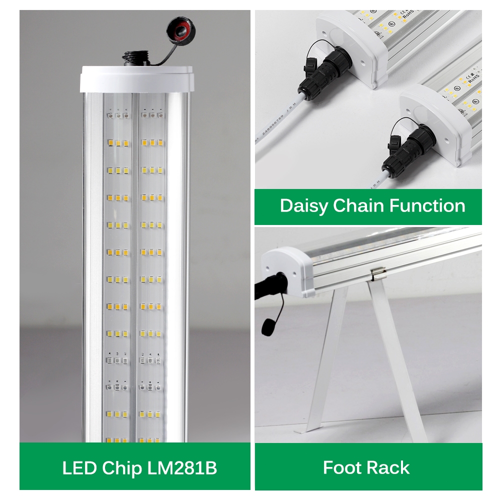 GIDEA Under canopy 100 W  ไฟใช้เพิ่มแสงด้านล่างสำหรับการปลูกแนวตั้ง ชิป UV IR  สำหรับดอก Daisy chain - รูปที่ 5