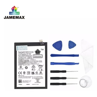 แบตโทรศัพท์มือถือ Realme C30S JAMEMAX แบตเตอรี่ realmeC30s battery Model BLP877 ฟรีชุดไขควง（5000mAh）