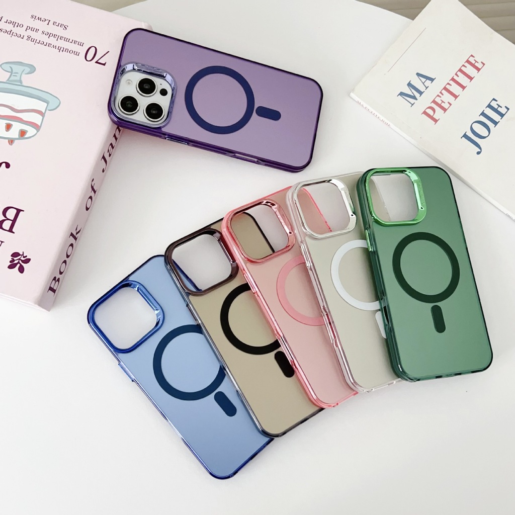 เคสโทรศัพท์ Magnetic For iPhone 13 11 17 pro max Case iPhone 11 15 16 pro max 14 12 pro max 7 8 Plus 13 14 Pro IMD