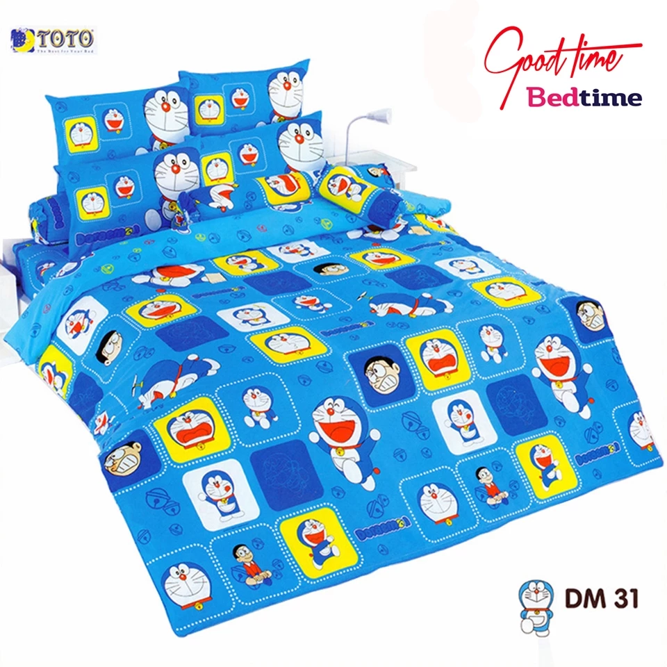 ชุดผ้าปูที่นอน TOTO ลายการ์ตูน โดราเอมอน DM31