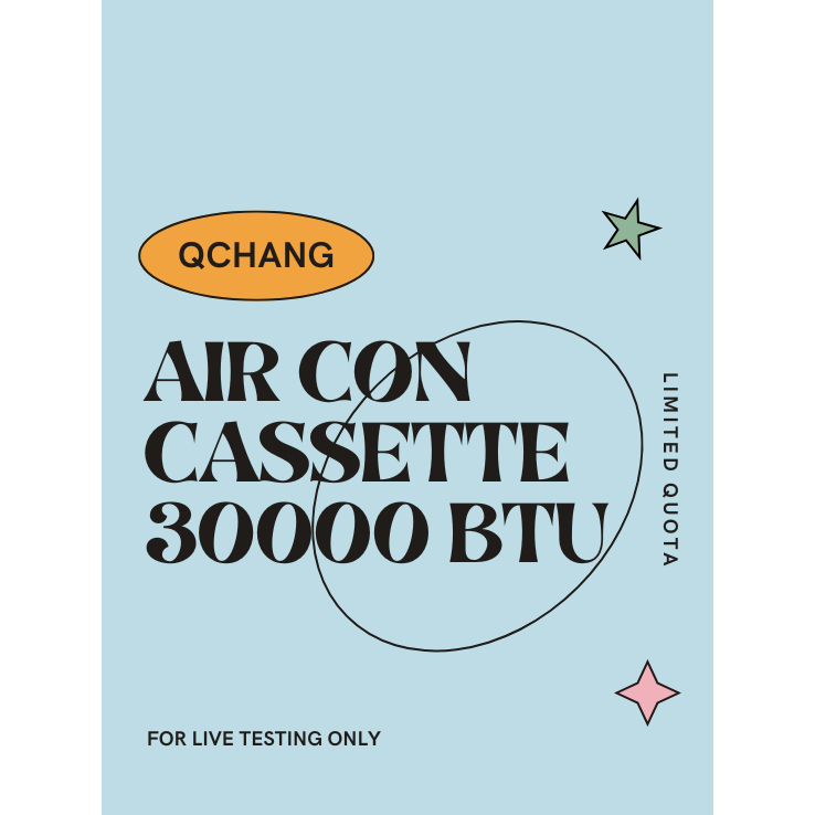 A/C | Cassette Type | 24001 - 36000 BTU