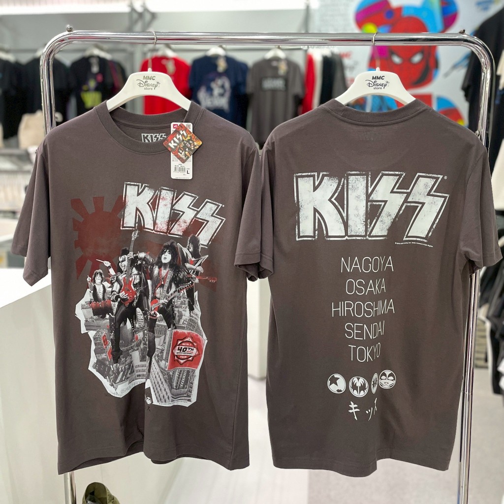 Power 7 Shop เสื้อยืดวง คิส ลิขสิทธ์แท้ KISS T-SHIRTS (MX-256 สีเทา) — صورة 6