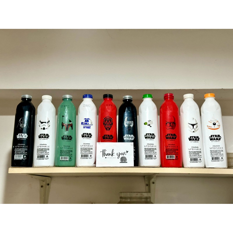 (พร้อมส่ง) 💦ขวดน้ำดื่ม Sprinkle ลาย Star Wars Limited Collection 1&2 (ขวดเปล่าไม่มีน้ำ)