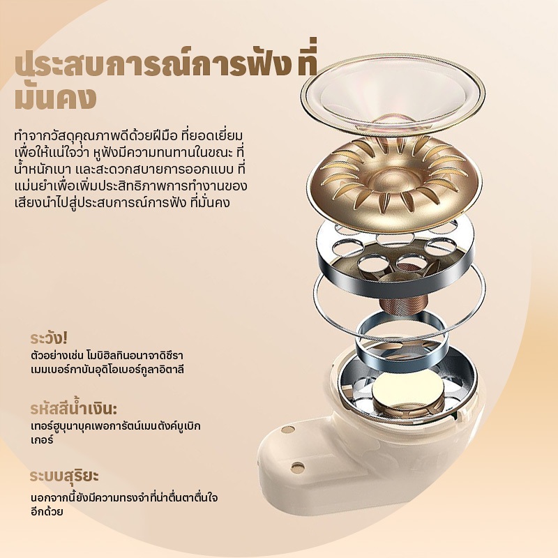 【สินค้ามาใหม่】J16  Active Noise Cancelling หูฟังบลูทูธอัจฉริยะแบบไดนามิก ANC J16 เบสหนัก พร้อมไมโครโฟน