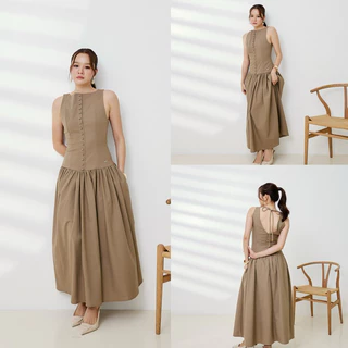 Swana.ss - Giselle linen dress XS-XL 🫎 ชุดเดรสกระโปรงยาวผ้าลินิน