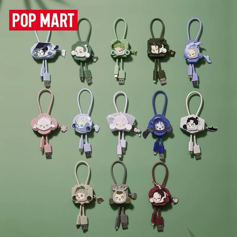 💥สินค้าพร้อมส่ง💥 กล่องสุ่มสายชาร์จแบต POPMART Skullpanda (Iphone)