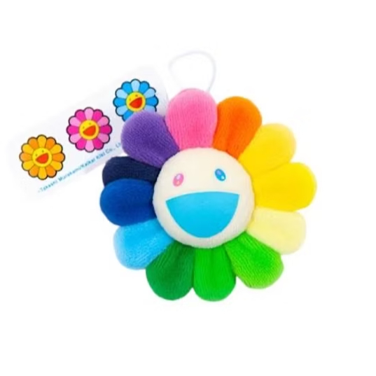 MURAKAMI FLOWER PIN - RAINBOW & CREAM