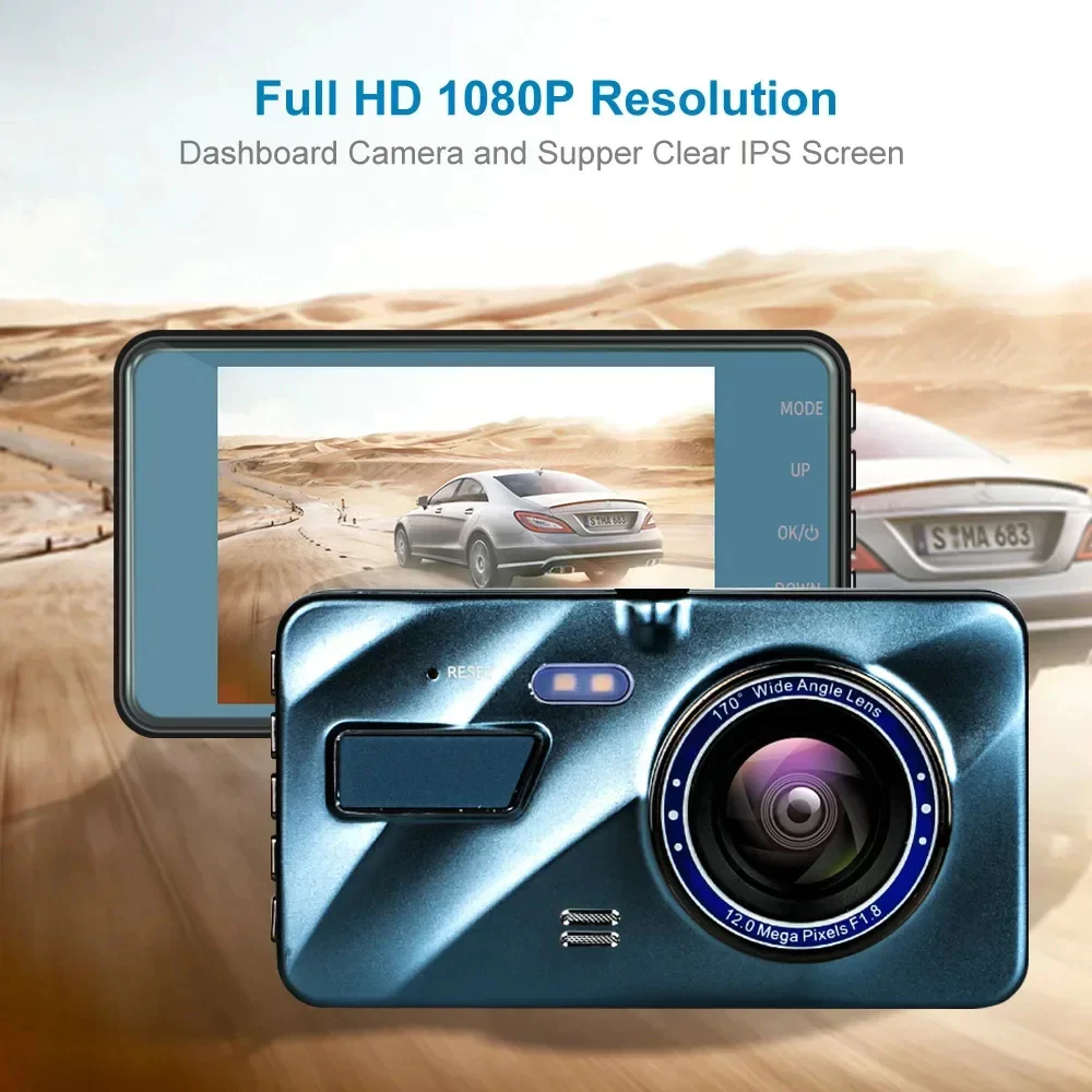 MOVATEK กล้องติดรถยนต์ WiFi Dash CAM 1080p ดูผ่าน App มุมกว้าง 160องศา กล้องันทึกวิดีโอ DVR dashcam thumbnail 10