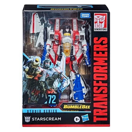 Hasbro Transformers Studio Series 72 Voyager Class Bumblebee ฟิกเกอร์ Starscream