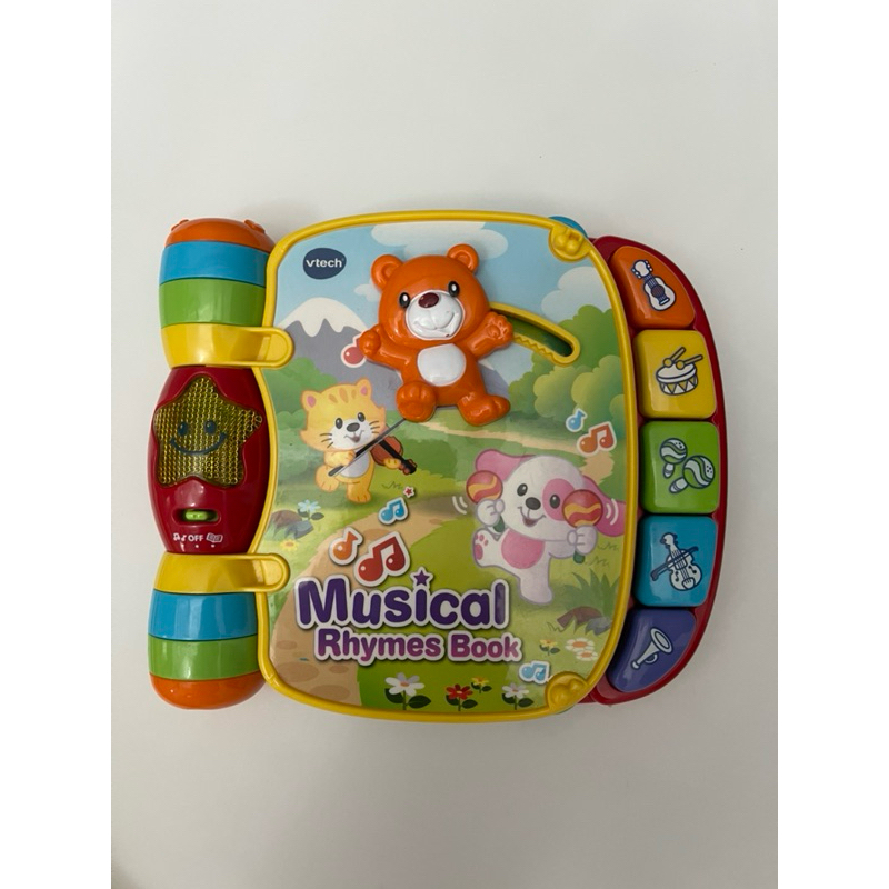 VTechของแท้ ใหม่มาก หนังสือเพลง ของเล่นสำหรับเด็ก หนังสือเพลงภาษาอังกฤษ ของเล่นเสริมพัฒนาการ 6 9 เดื