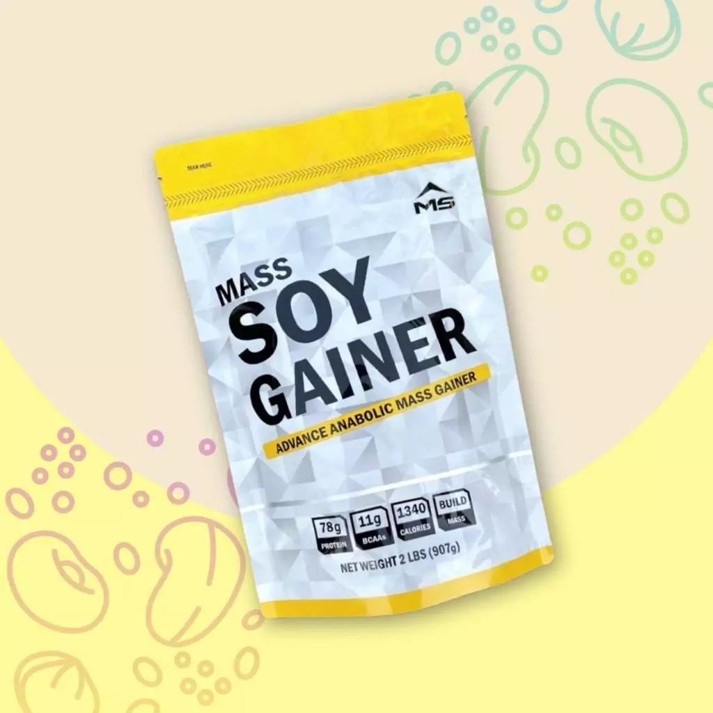 MS  MASS SOY PROTEIN GAINER ซอย โปรตีน ถั่วเหลือง  แพ้ whey ทานได้ โปรตีนพืช รส ช้อกโกแลต thumbnail 6