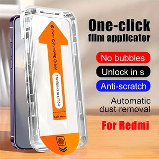 ฟิล์มกันรอยมือถือสำหรับ Redmi A3 13C 14C 9 10 10C 11 Note 10 Pro 11 Pro 12 Pro 13 Pro 12S 11s 10sติดตั้งอย่างรวดเร็ว