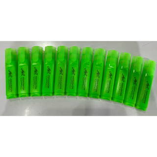 ปากกาเน้นข้อความ elfen ด้ามแบน สีสะท้อนแสง แพ็ค (1x12 ด้าม)