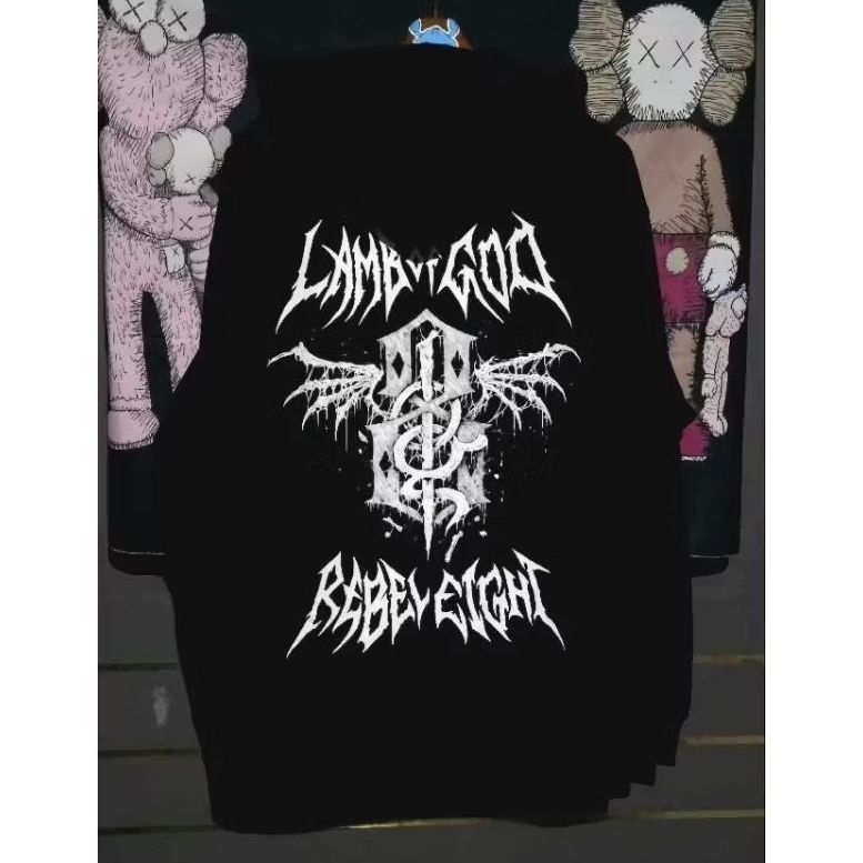 เสื้อกันหนาว Hoodie Rebel 8 x Lamb Of God💥(XL)🎱แท้💯%✓