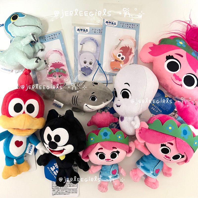 พร้อมส่ง - พวงกุญแจ & carabiner | poppy casper woody felix blue jaws