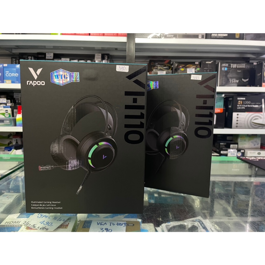 หูฟัง RAPOO HEADSET VH110 (BLACK)
