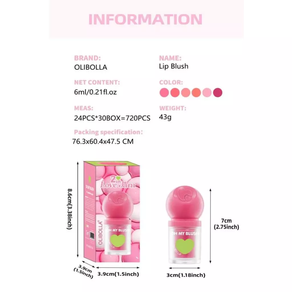 บลัชออน Oh My Blush Dot บลัชหัวโต บลัชดอท บลัชออนสูตรน้ำ P-0211 thumbnail 4