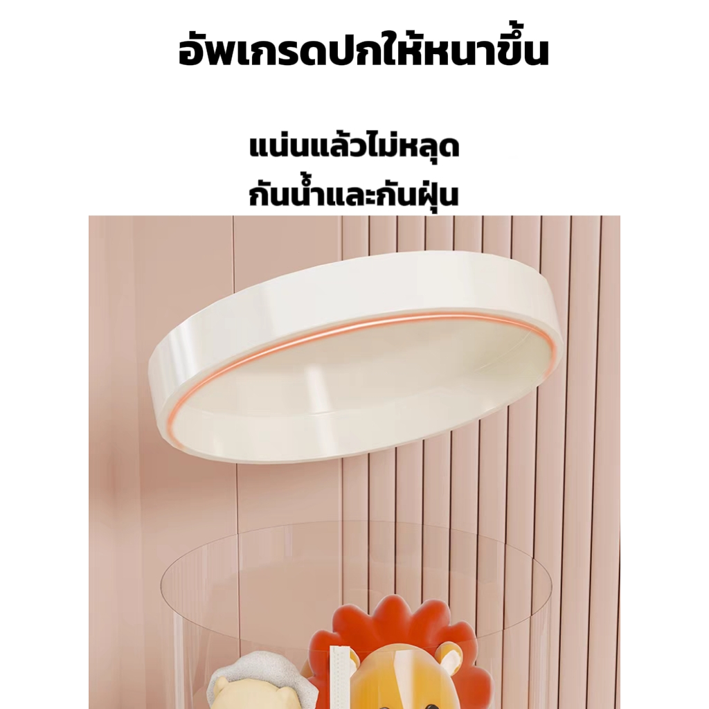 Tidy Tots ถังเก็บตุ๊กตาแบบใส มีซิปและกระดุม ผลิตจาก PET+PP ทรงกระบอก ปลอดภัย พร้อมจัดส่งได้ทันที ทรงกระบอก รูปที่ 4