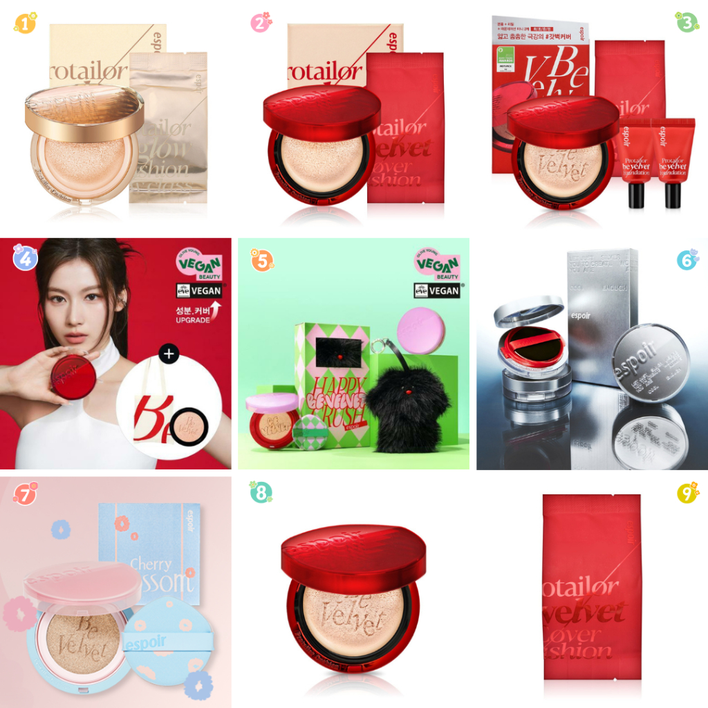 #พร้อมส่ง# ESPOIR Be Glow Volume Cushion 13g